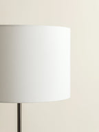 Penn - black marble and graphite silver table lamp