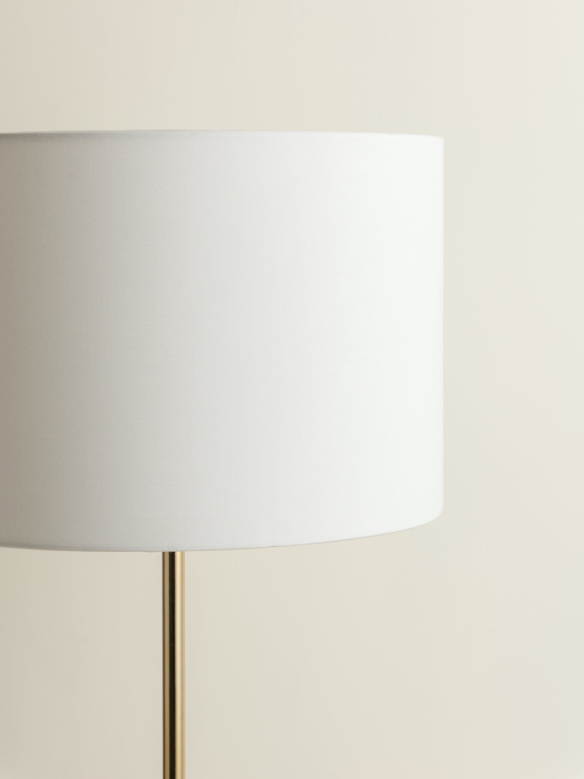 Penn - white marble and brass table lamp