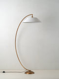 Circo aged brass floor lamp