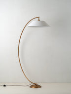 Circo aged brass floor lamp