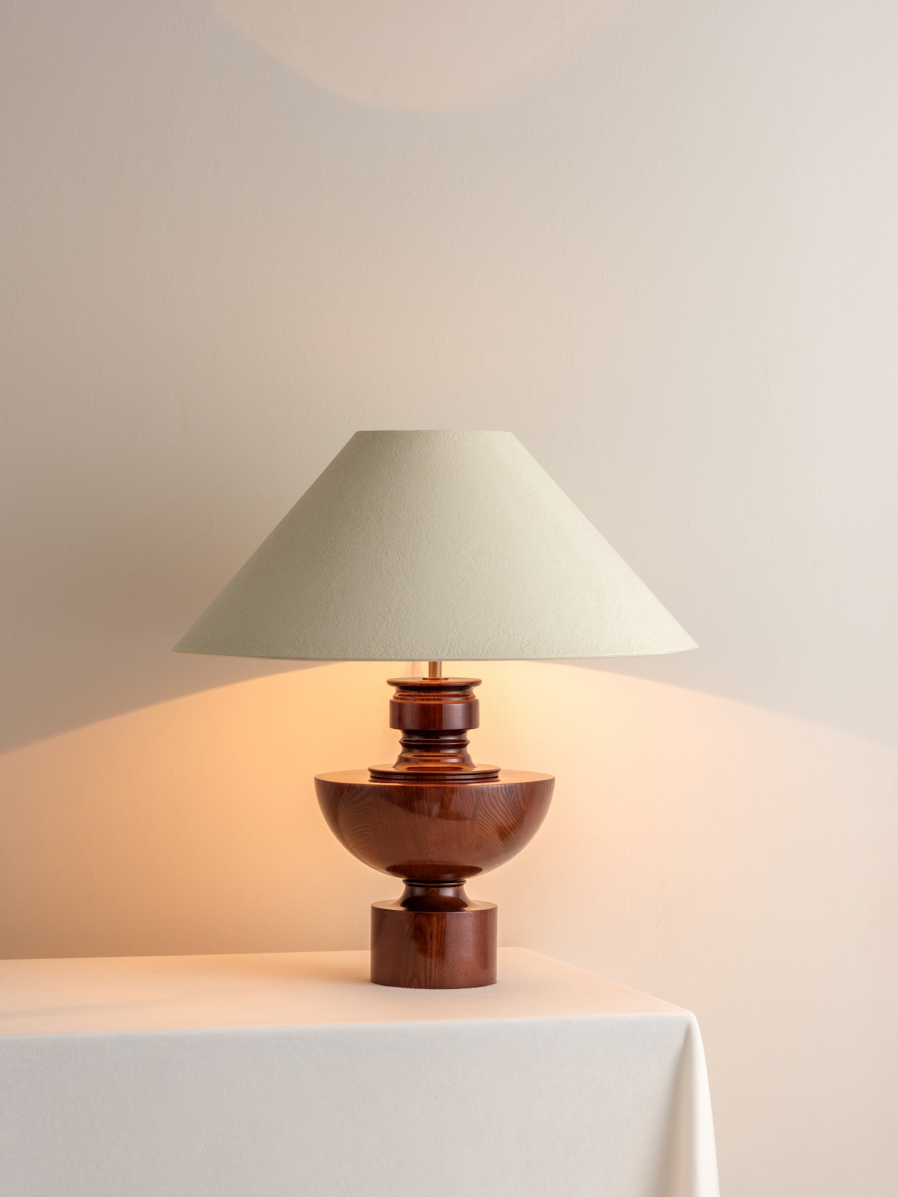Edition 1.2 - spun wood table lamp - base only