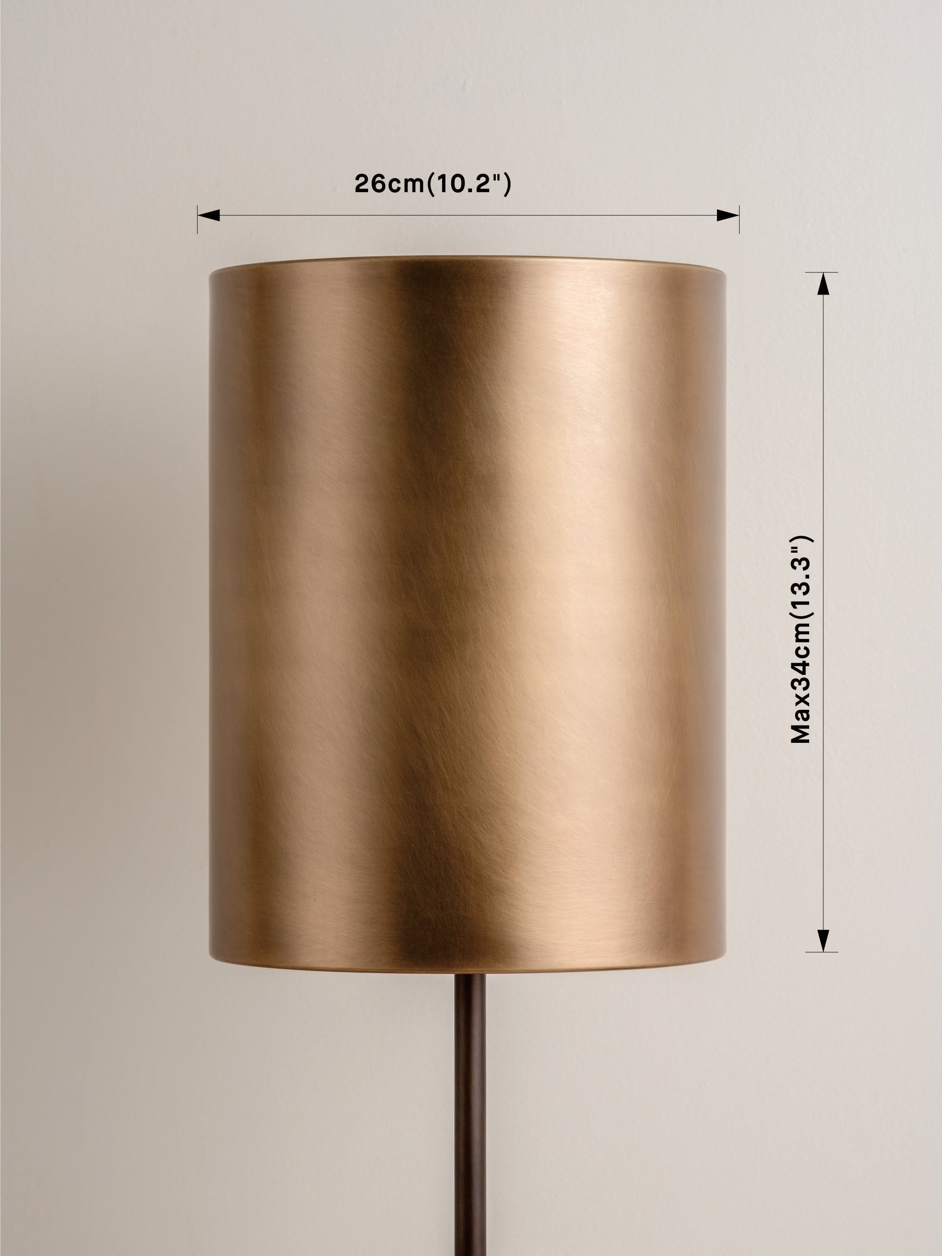 Edition 1.9 - brass lampshade - shade only