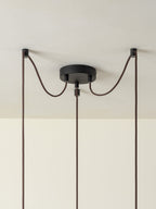 Aditi - 3 light rattan pendant