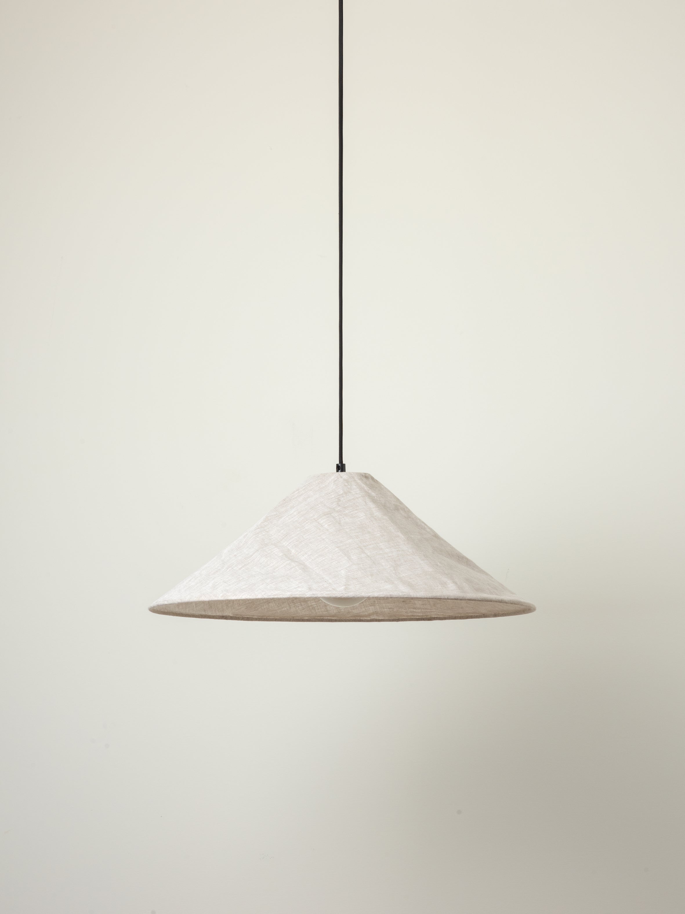 Siya - collapsible large linen lampshade