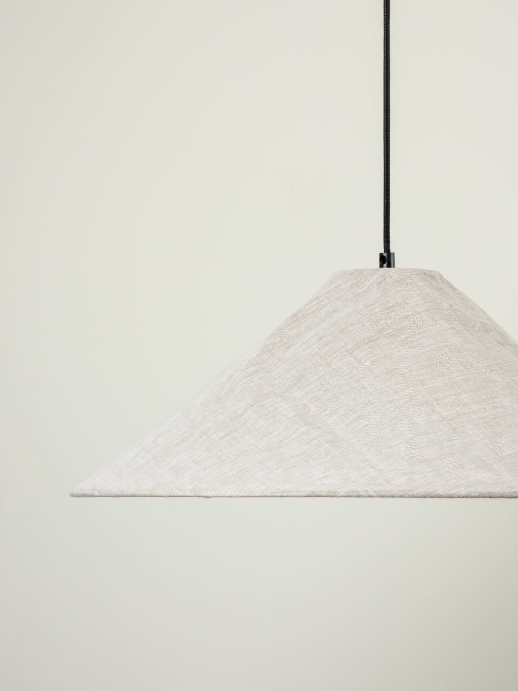 Siya - collapsible large linen lampshade